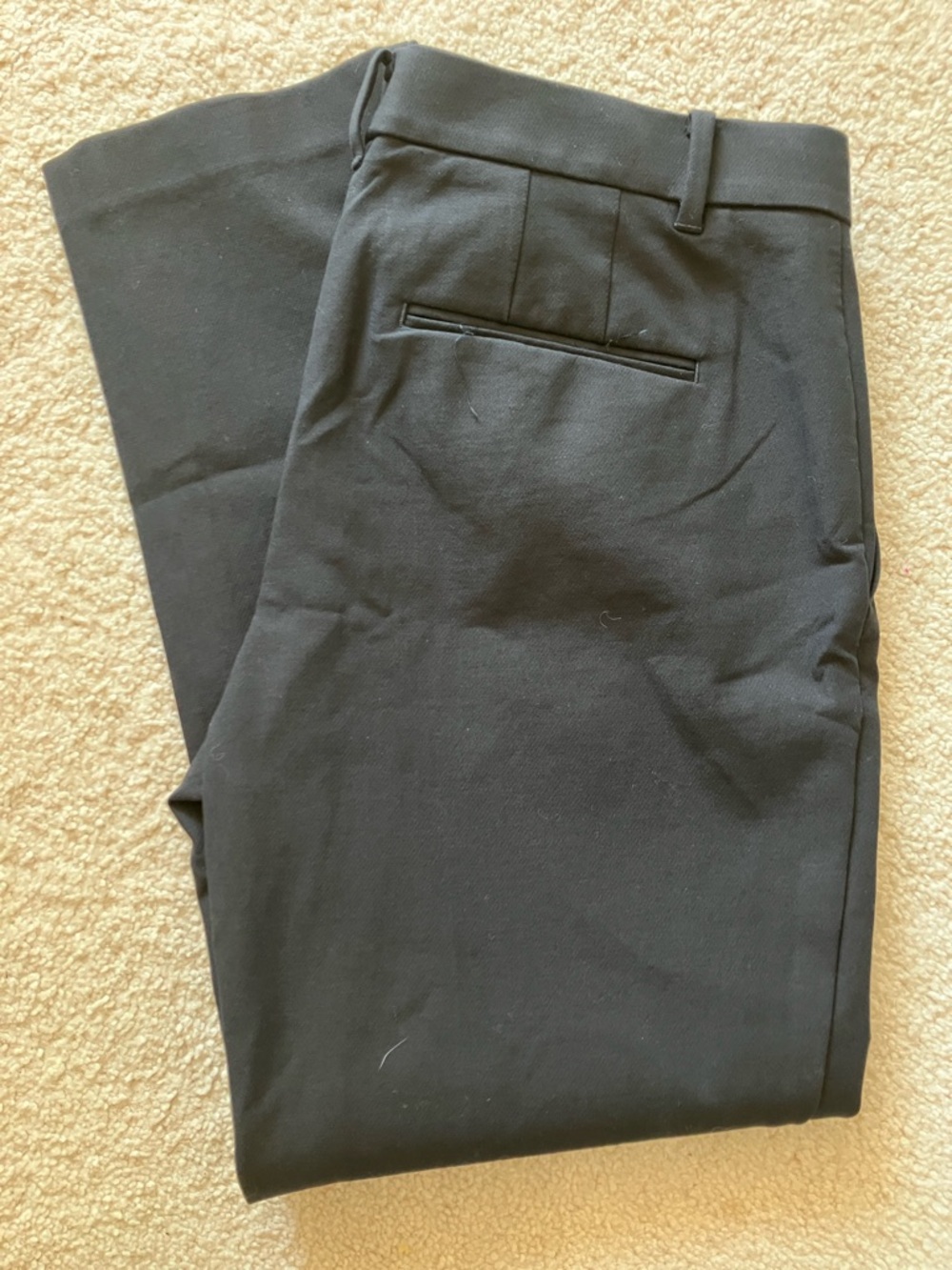Ann Taylor Men's Black Dress Pants - Modern Flat Front